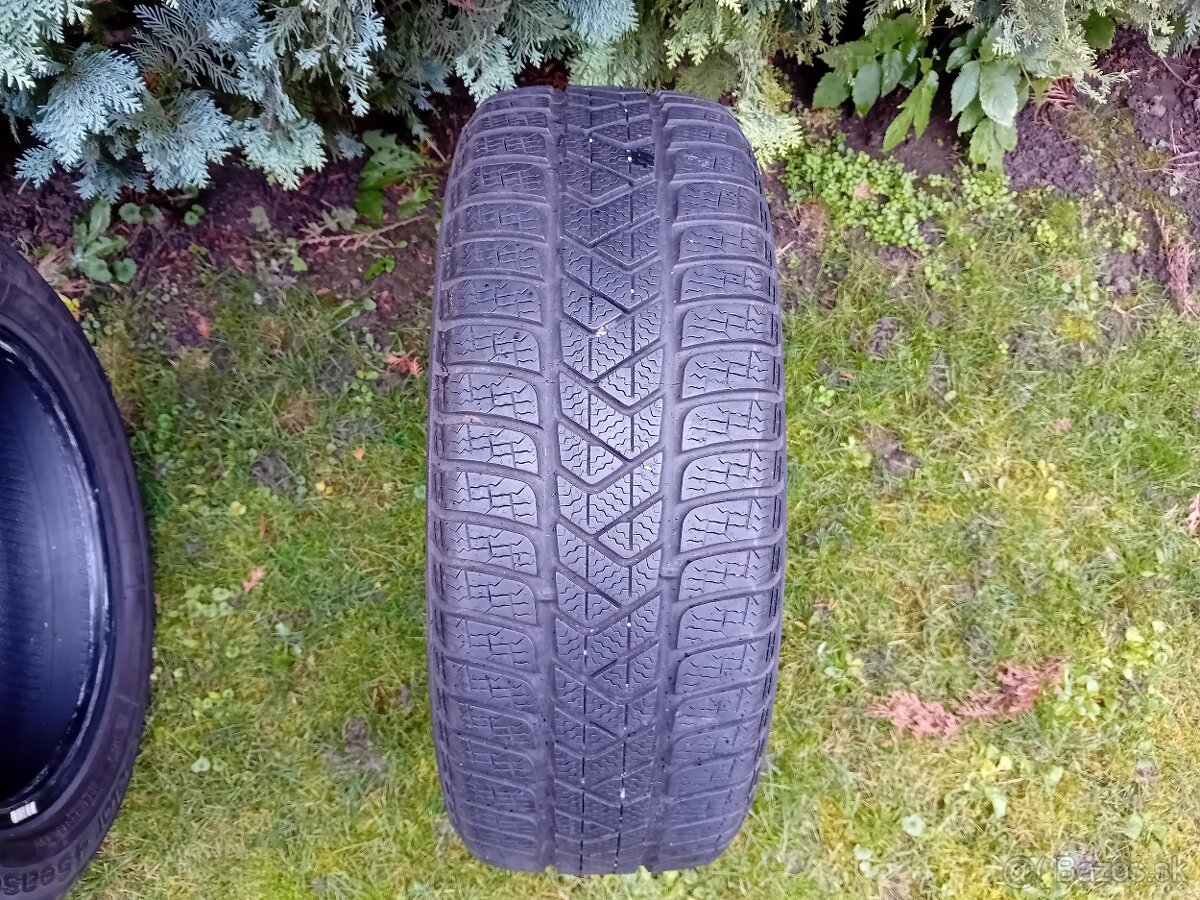 215/55 r17 Pirelli, 4ks, zimné, 7mm