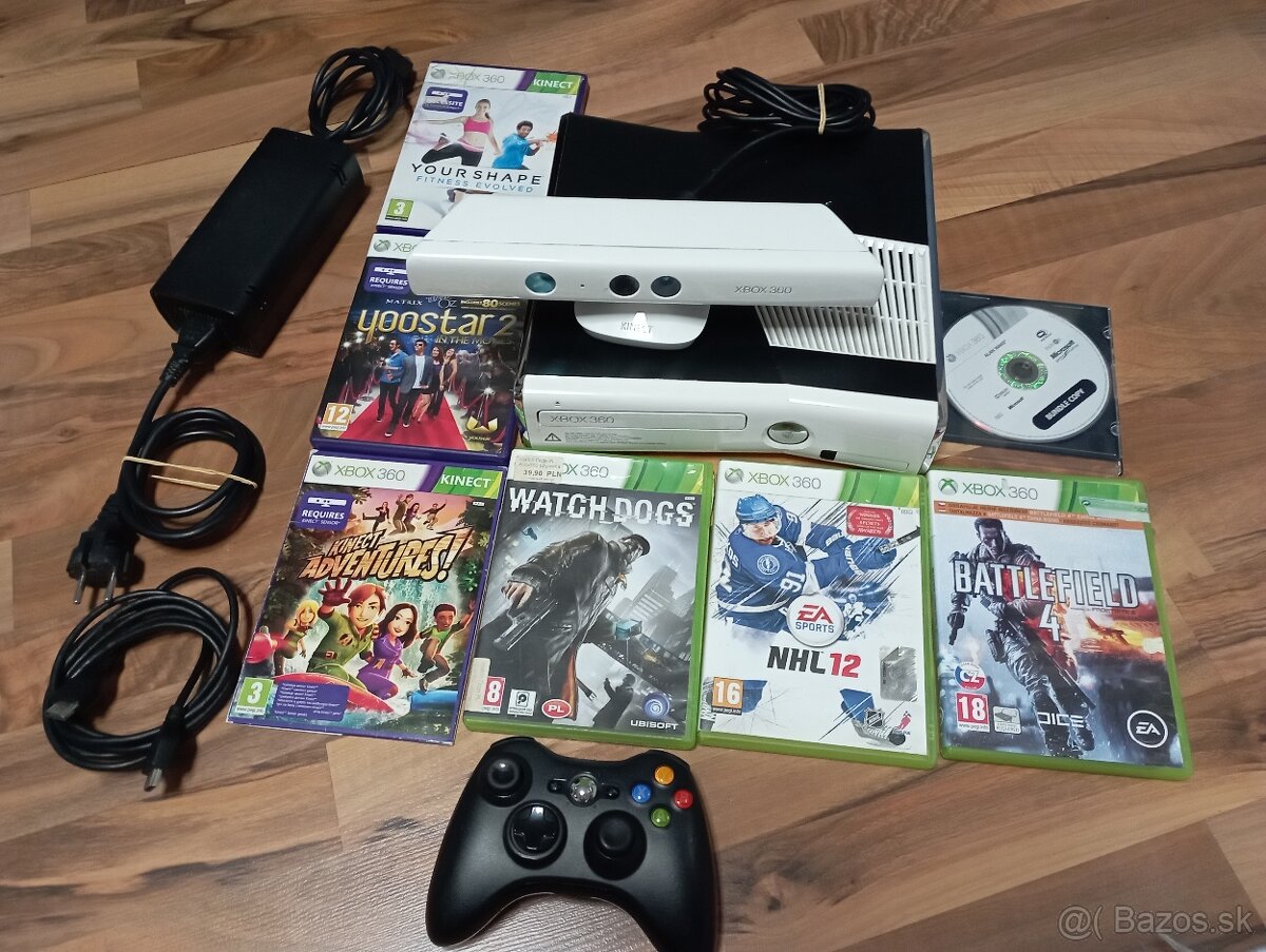 XBOX 360 SLIM 320GB HDD aj s kinectom