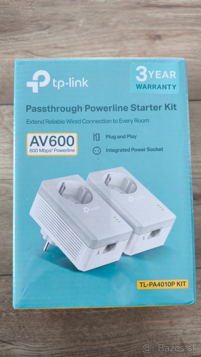 Sieťový adaptér TP-Link AV600 (TL-PA4010P KIT)