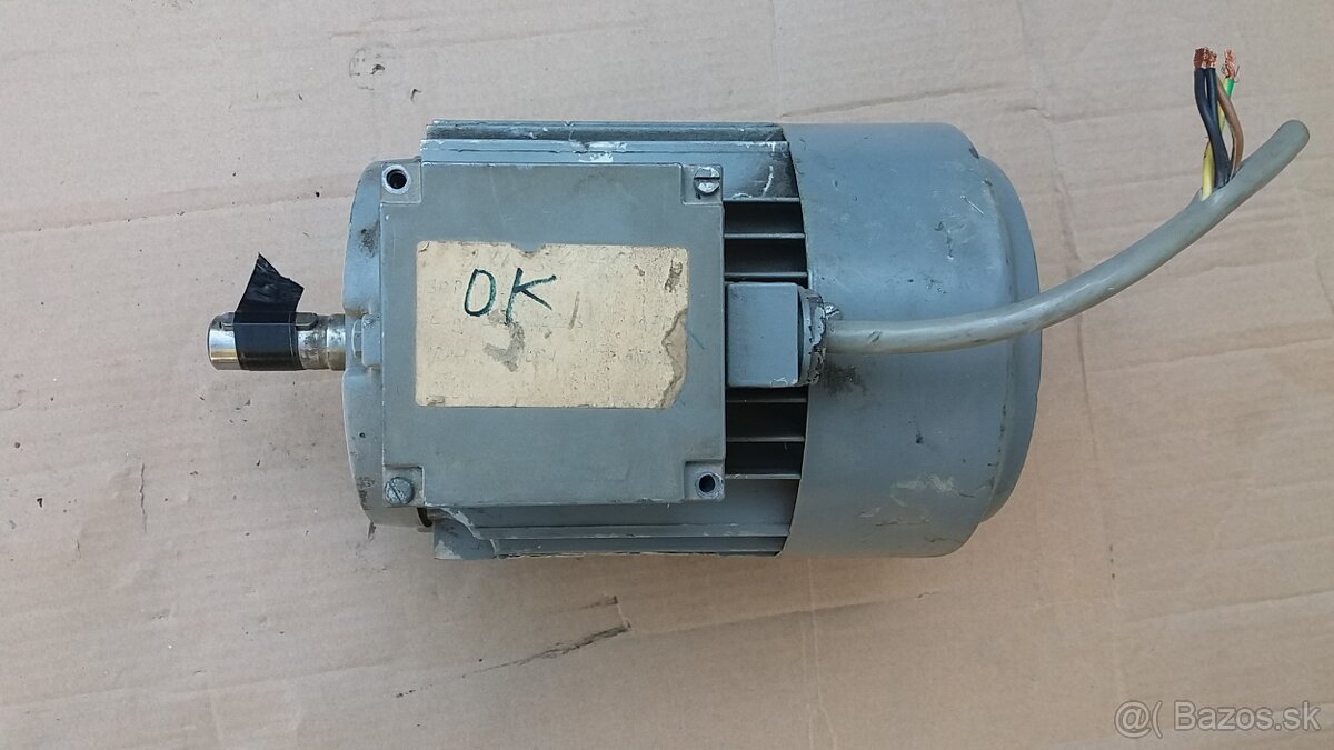 Predám elektromotor 550w,1400otmin