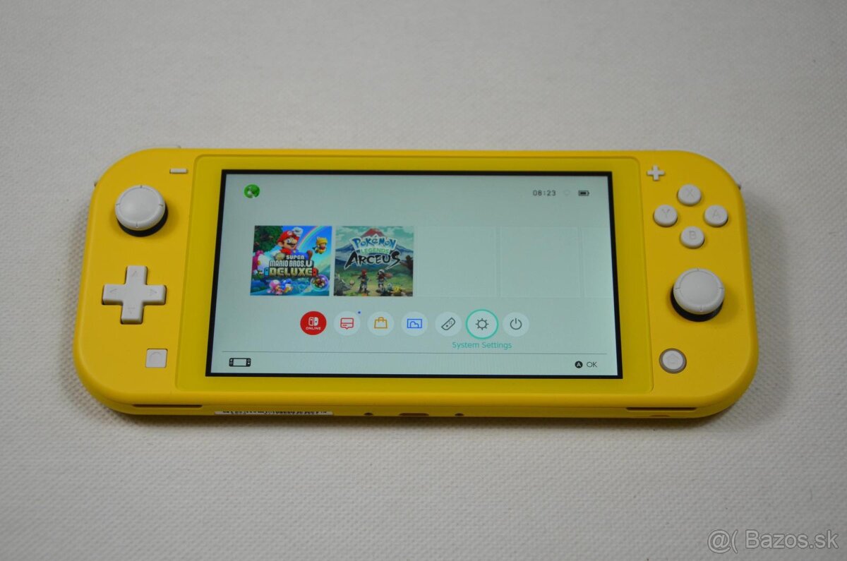 Predám Nintendo Switch Lite Yellow (Zánovné) TOP