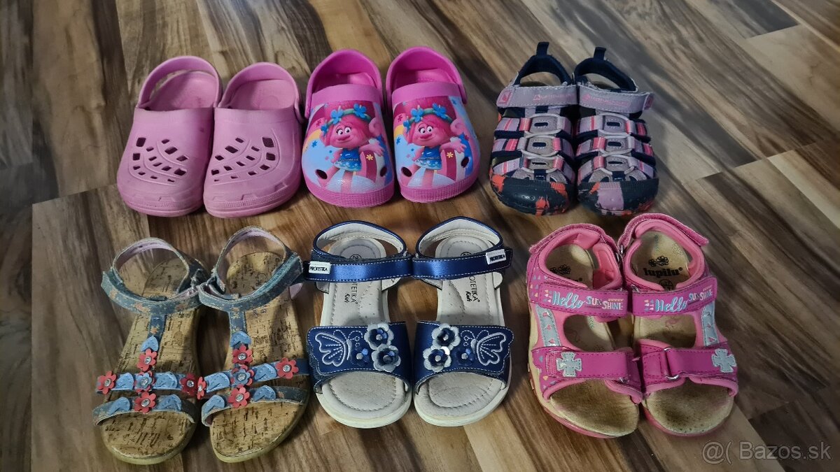 Detská dievčenská obuv, veľ. 27