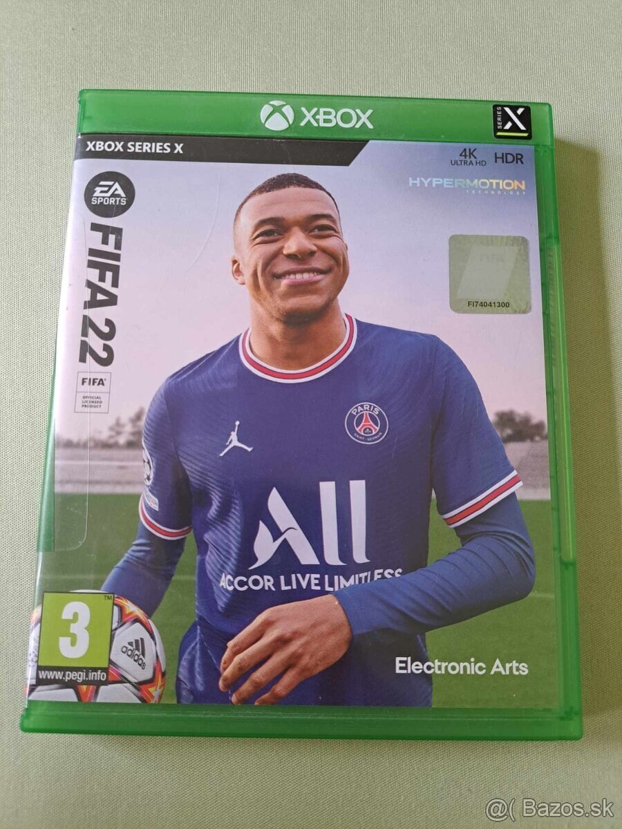 Predám FIFA 22 na XBOX X