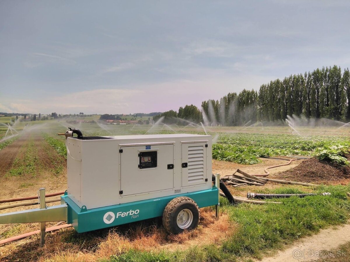 Mobilne motorové čerpadlo pre zavlažovanie