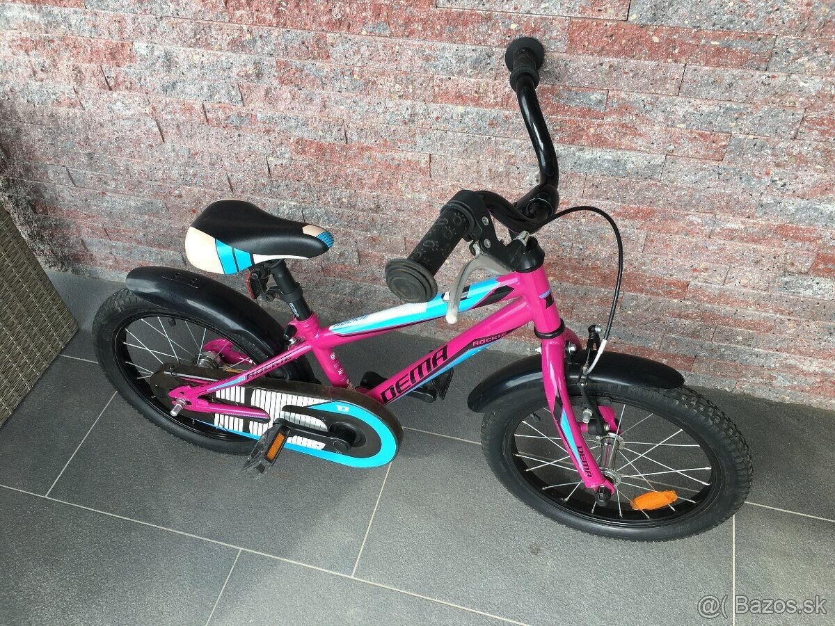 Predám detský bicykel Dema Rockie 16 pink