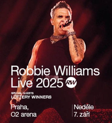 Robbie Williams Praha 02 arena.