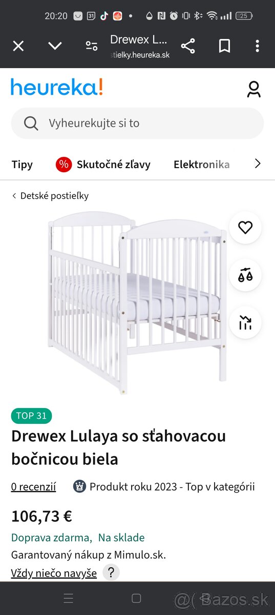 Detská postieľka