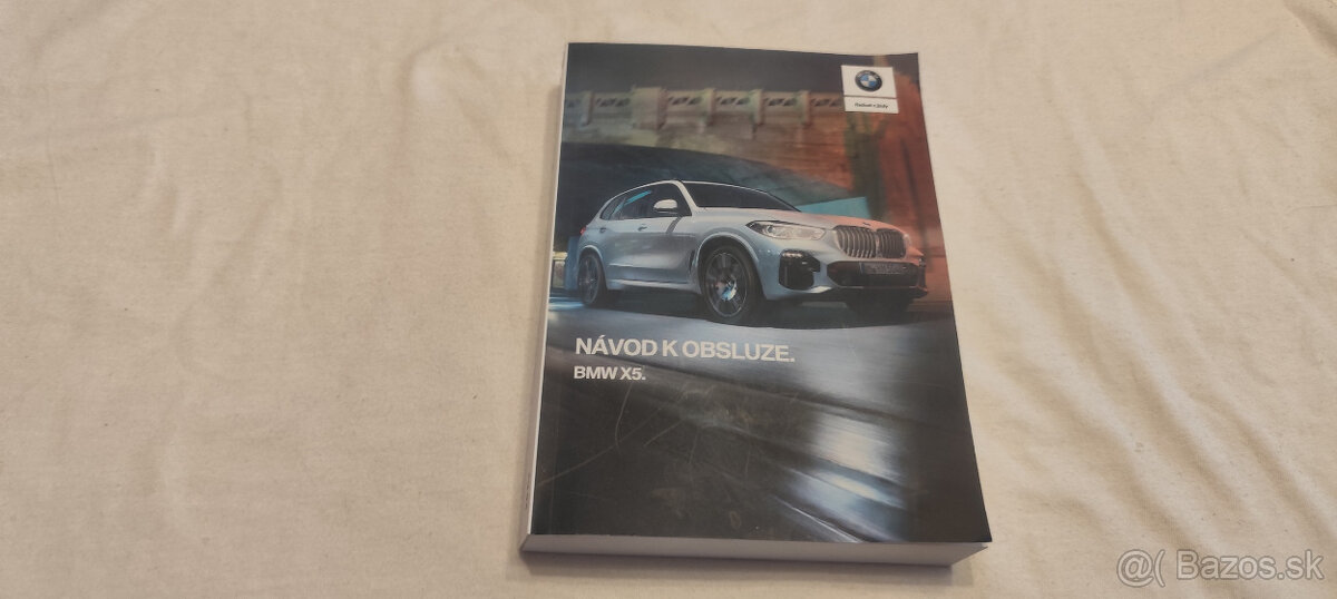 BMW řady X5 (F95) - český návod k obsluze  od r.v. 2019