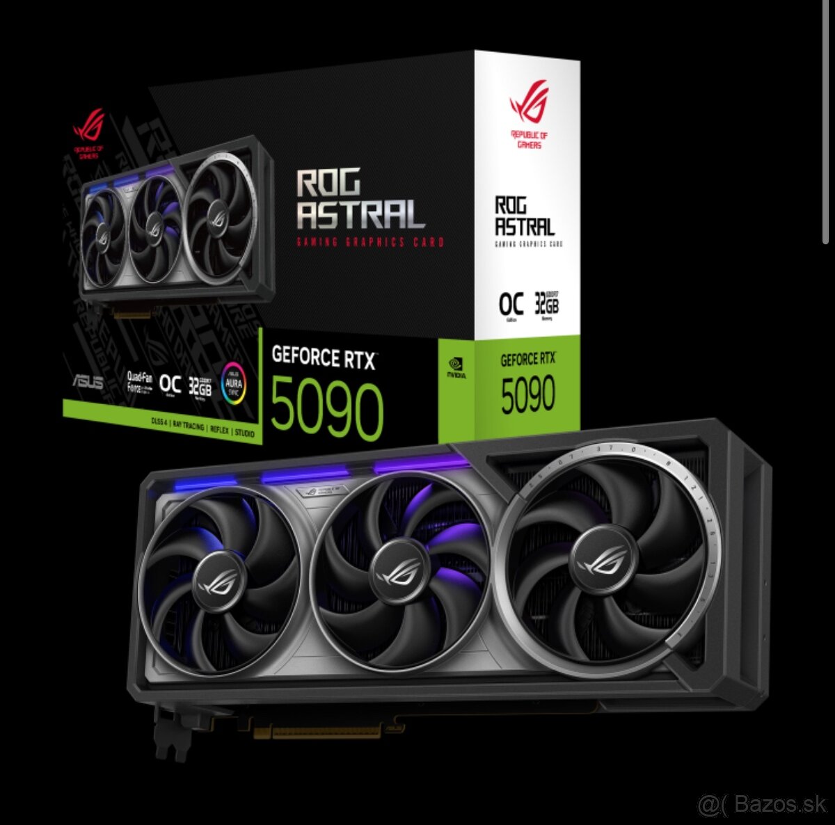 ASUS ROG Astral NVIDIA GeForce RTX 5090 O32GB GDDR7 - Rezerv