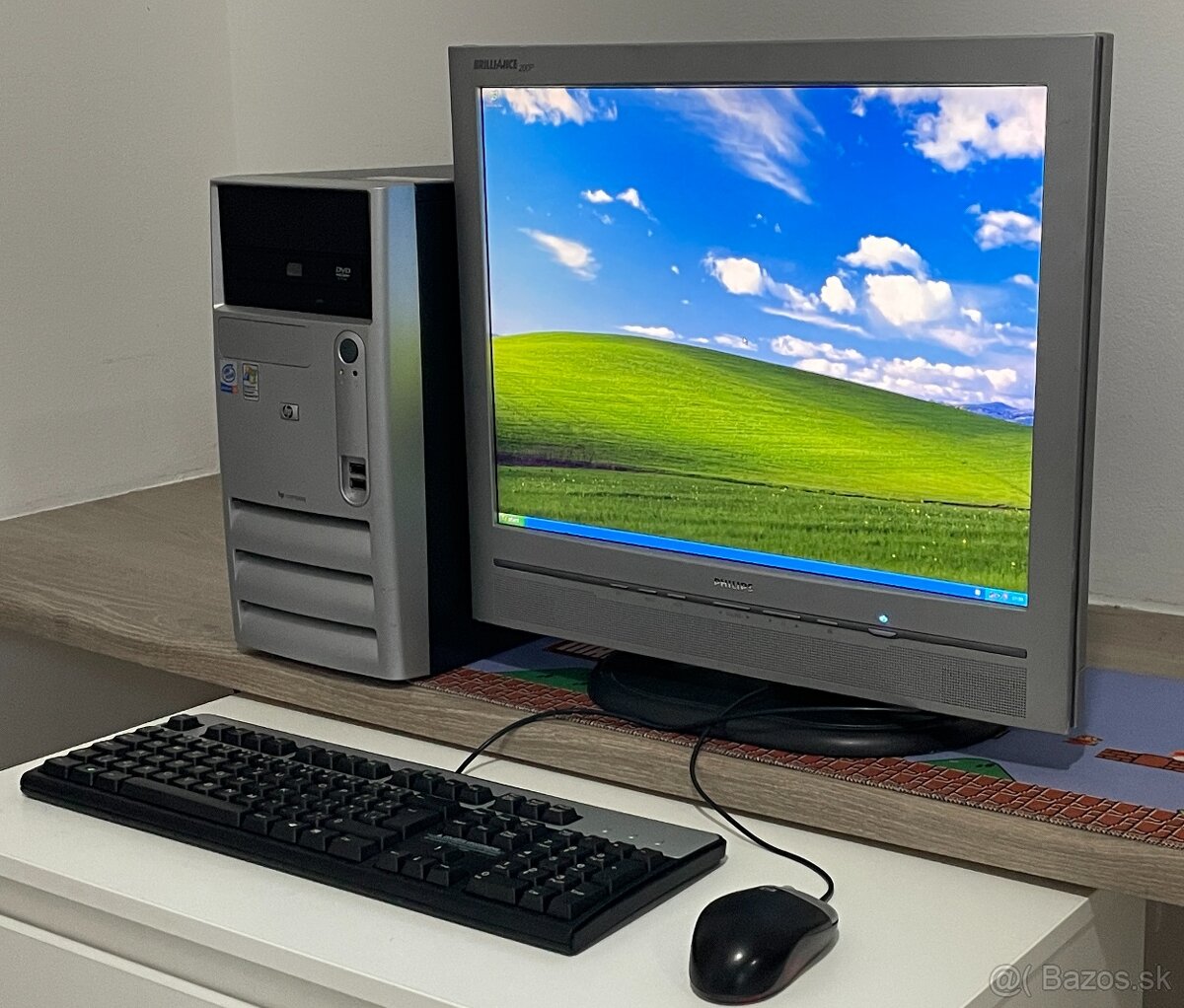 Retro herný PC: Intel Pentium 4/1GB RAM/NVIDIA FX 5200/WinXP