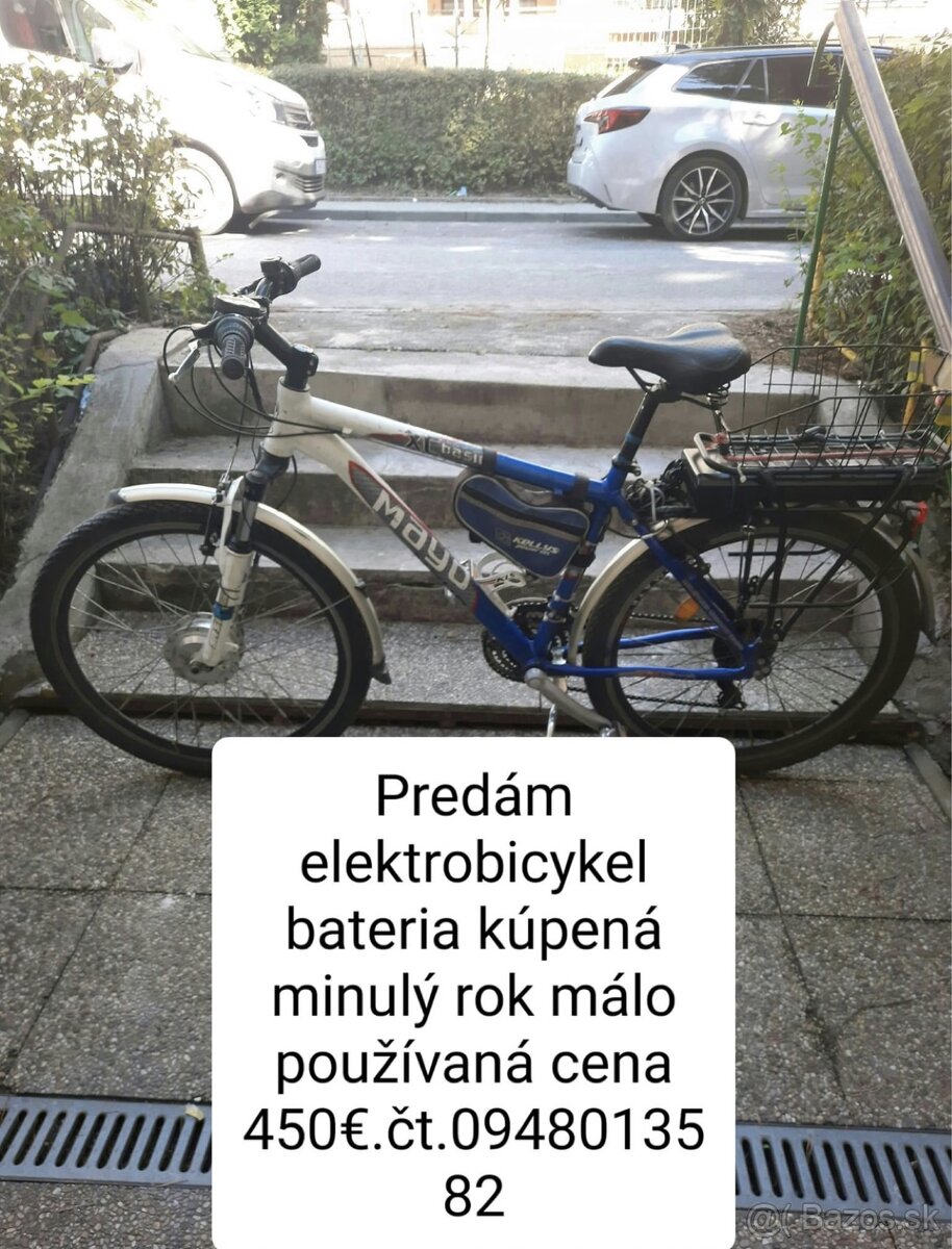 Predam elektobicykel a vozik