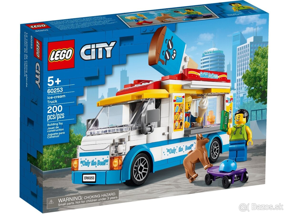 LEGO CITY 60253 - Zmrzlinárske auto