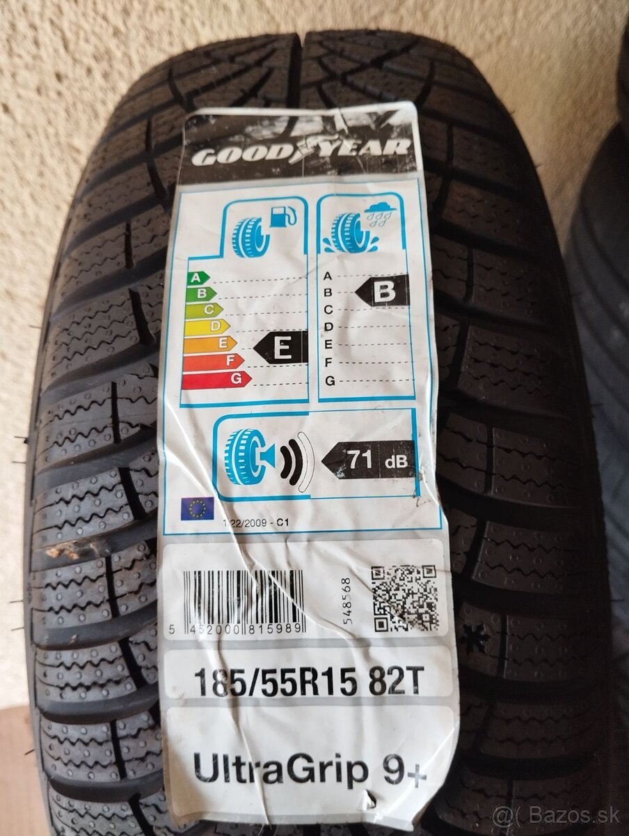 1X ZIMNA NOVA PNEUMATIKA 185/55R15 GOODYEAR