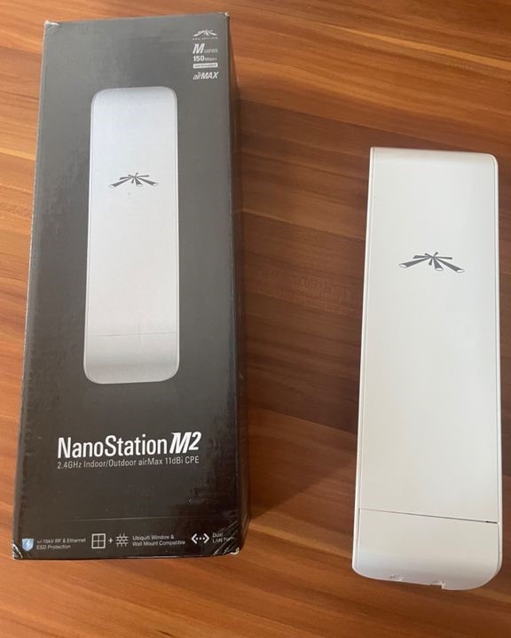 Predám nepoužitú UBIQUITI Nanostation M2 s krabicou a POE