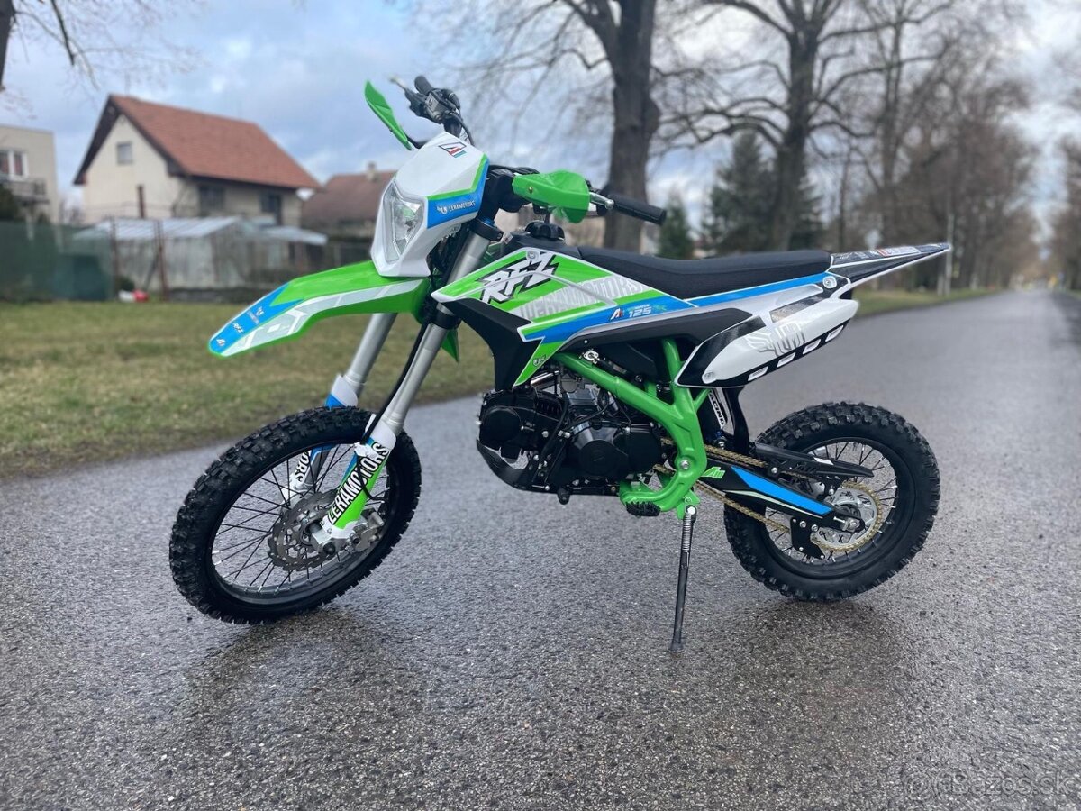 Pitbike 125cc, světlo, hodiny 17/14