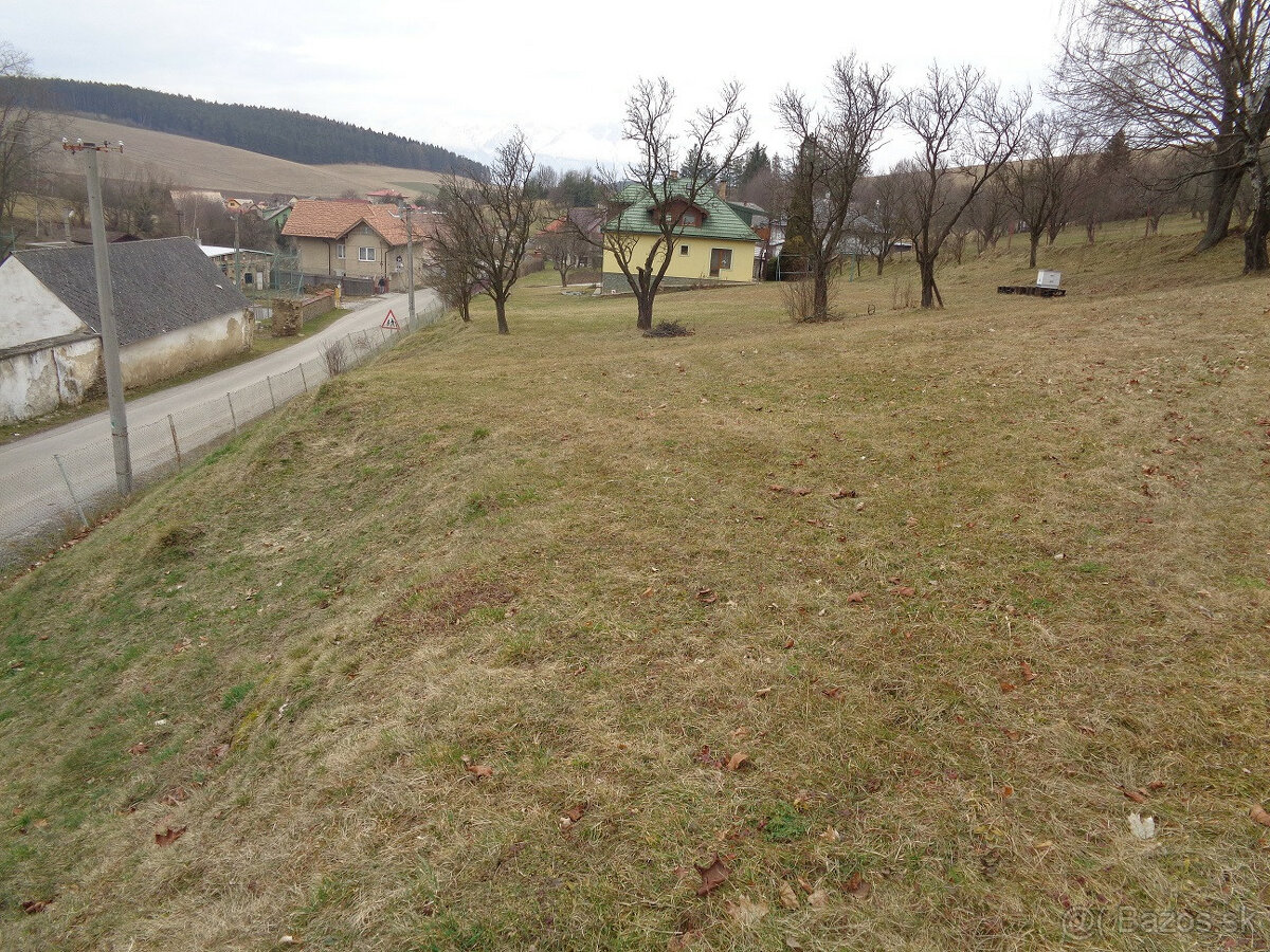 Predaj Abrahámovce stavebný pozemok o ploche cca 900 m2.