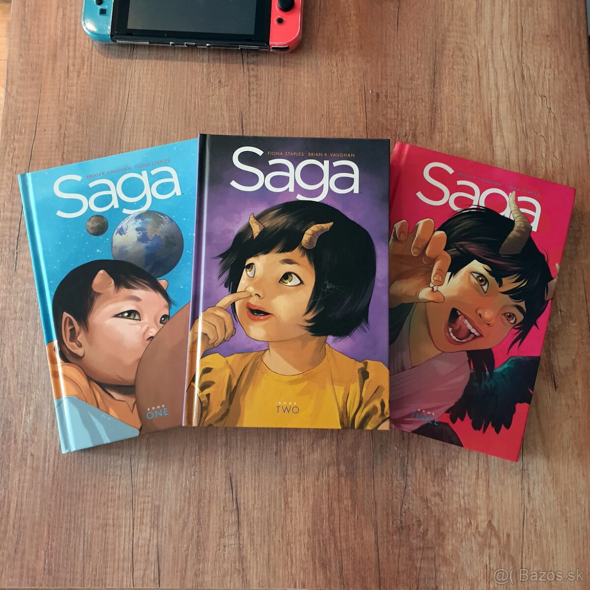 Komiksová séria Saga v pevnej väzbe