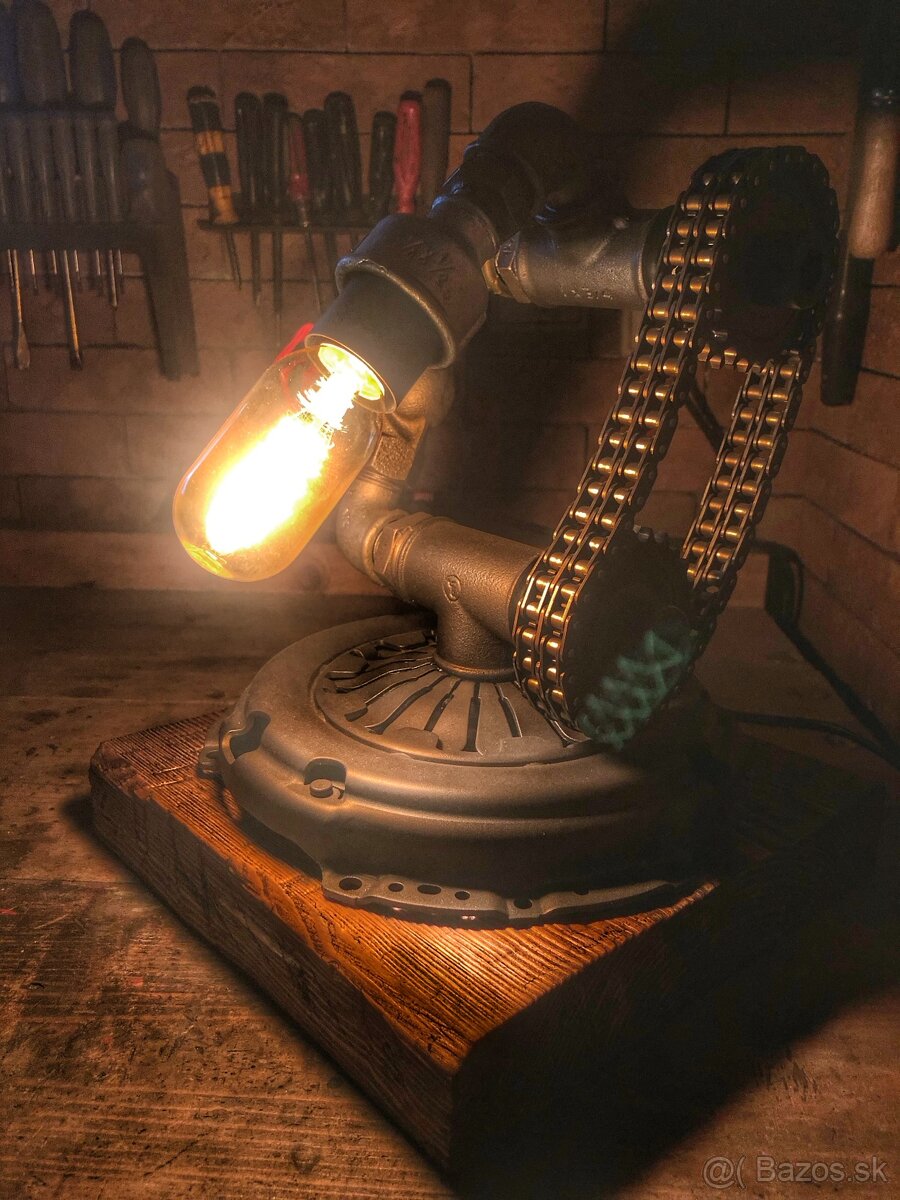 Industriálna lampa - steampunk II