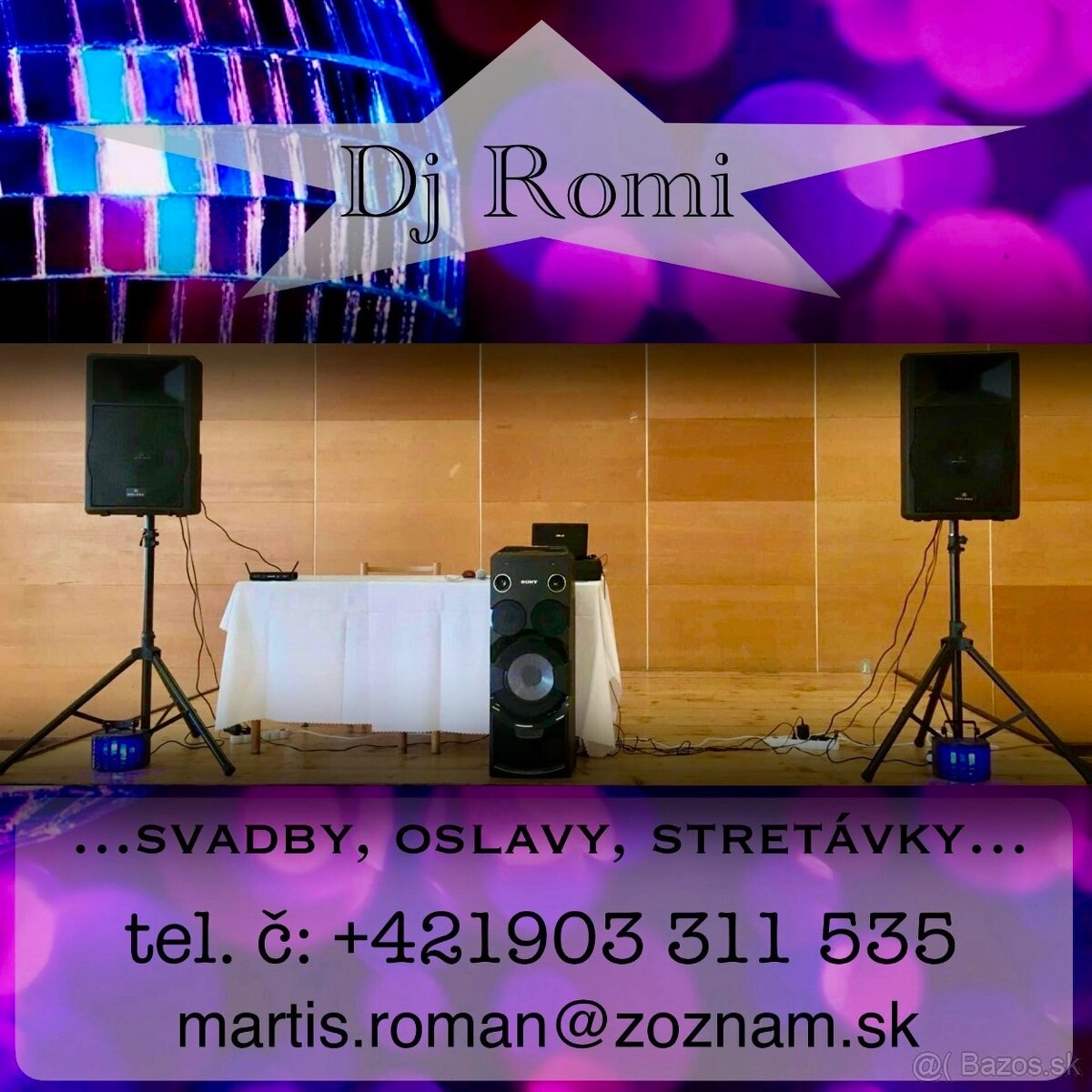 DjRomi-svadby a oslavy.