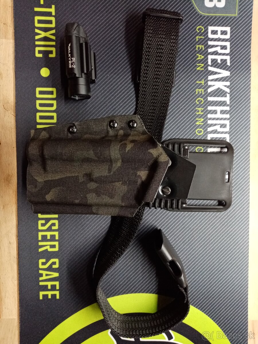 Glock 19/17 svietidlo olight pl2 walkyrie +holster