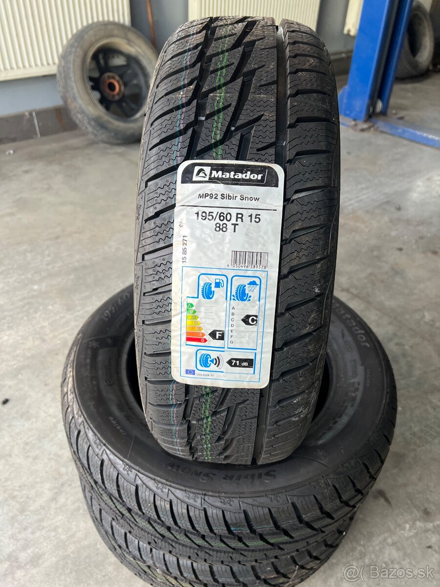 195/60R15 zimne matador 3ks