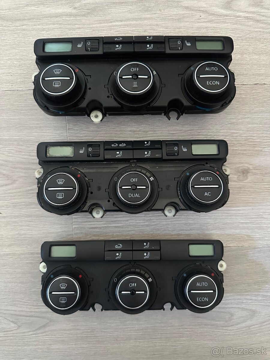 Climatronic panel kúrenia volkswagen passat golf touran