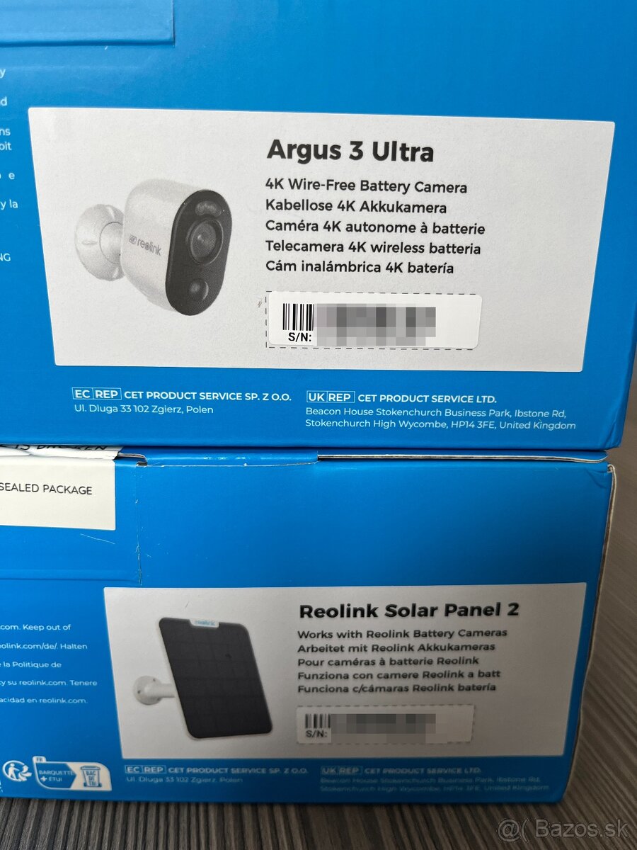 ☘️ [AKTUÁLNE] - Reolink Argus 3 Ultra 4K (WiFi, AKU)