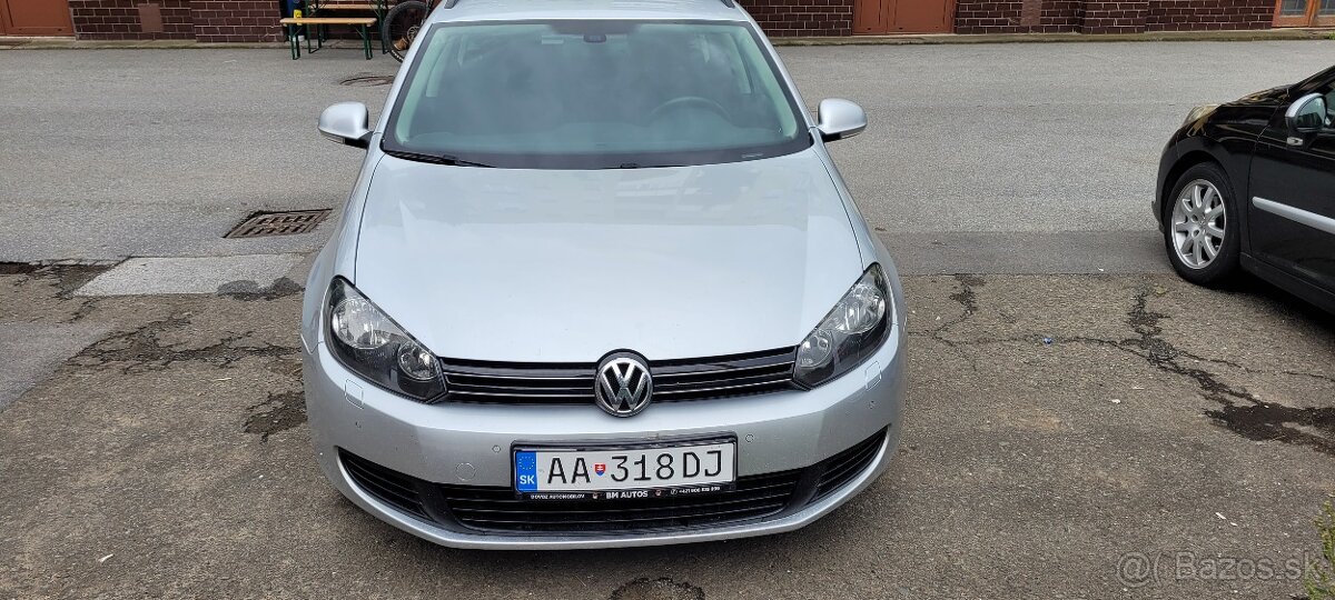 Golf Variant 6. 2,0 TDI 103kw/14PS, 2011 strieborná metalíza