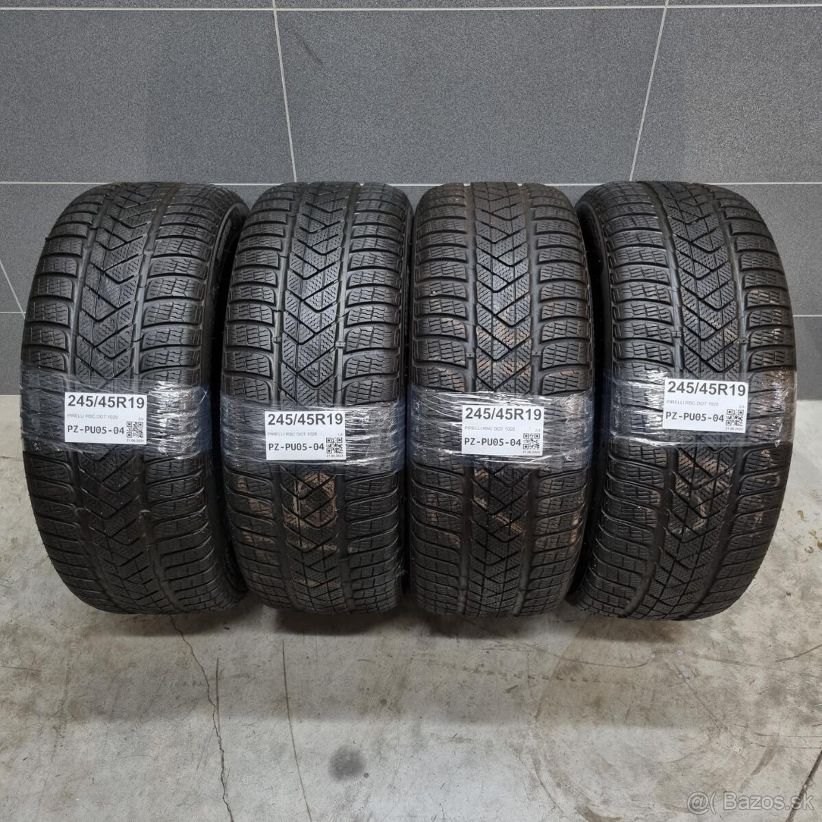 Zimné pneumatiky 245/45 R19 PIRELLI RSC DOT1020