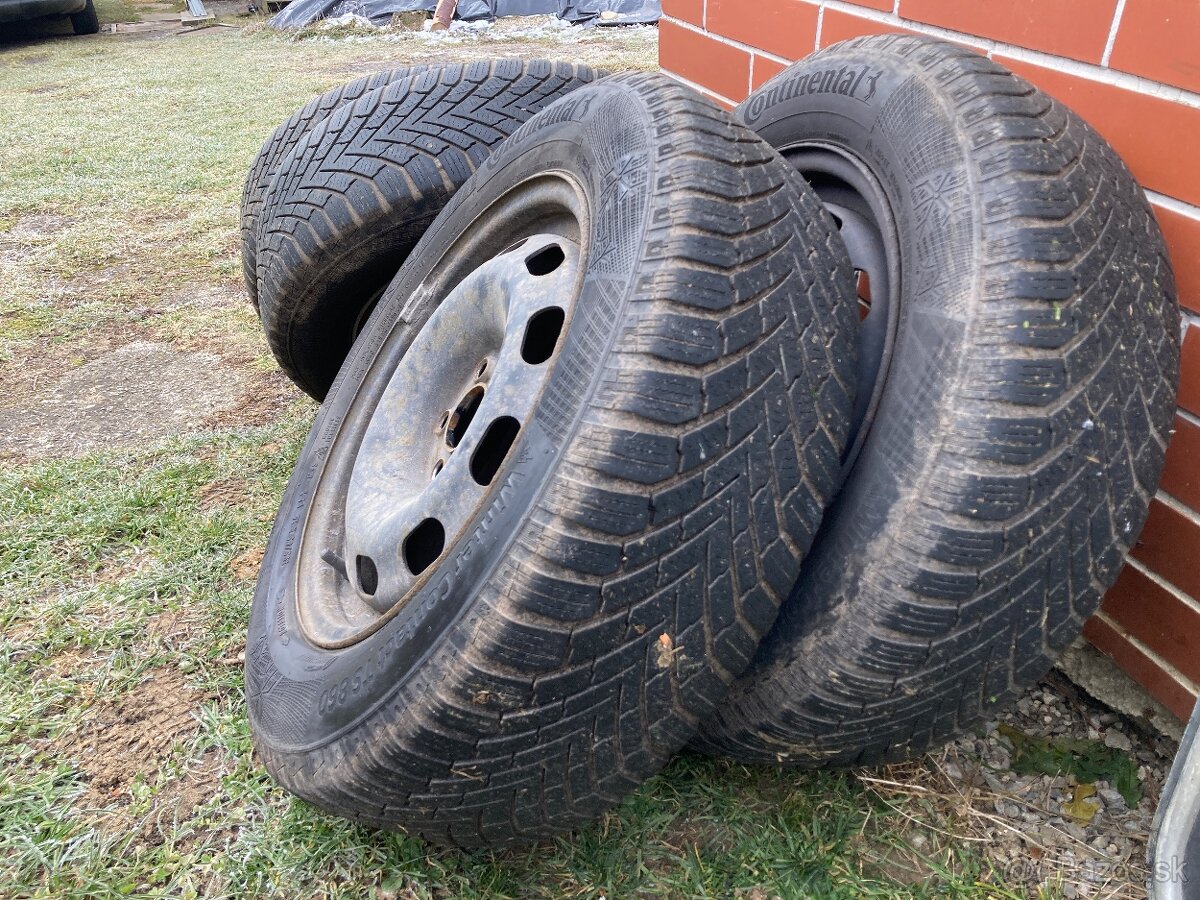 Zimne pneumatiky 195/65 R15 -5x100