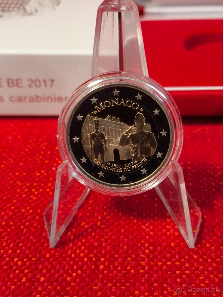 2 euro Monako 2017 PROOF karabinieri