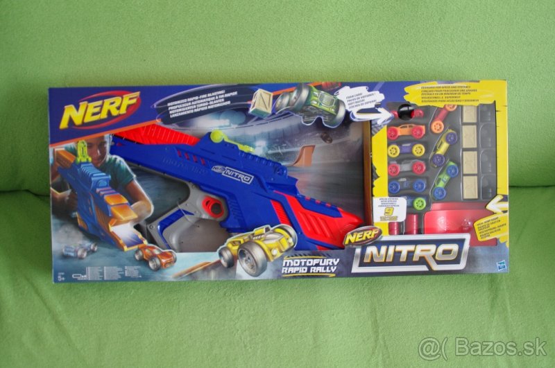 Nerf Nitro Motofury Rapid Rally + 9 autíčok (NEROZBALENÉ)