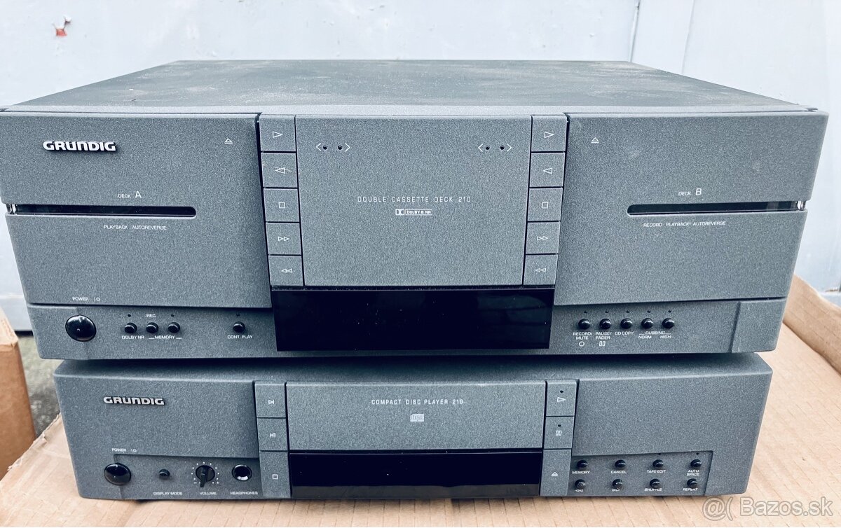 Grundig tape deck a cd player