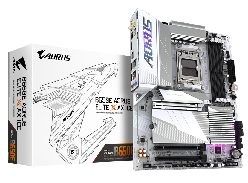 GIGABYTE B650E AORUS ELITE X AX ICE B650