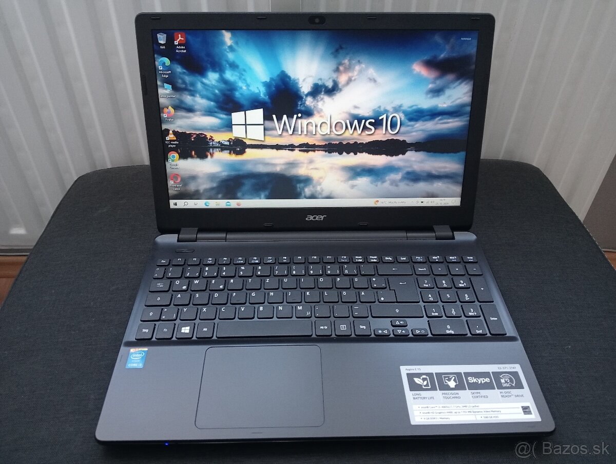 Acer aspire E5 , Intel(R) Core™i3 , 8gb ram , ssd , HDMI