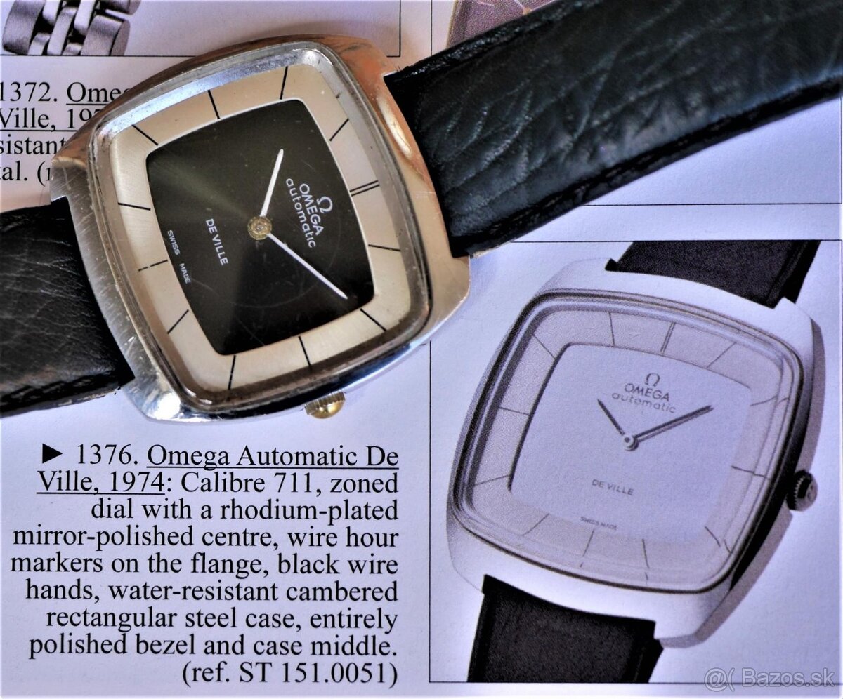 ⭐ OMEGA De Ville Automatic, model zvaný "televízia" ⭐