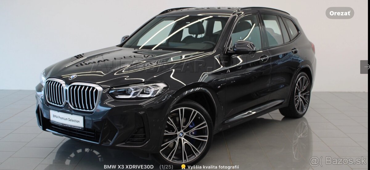 Predaj BMW X3 3.0d xdrive