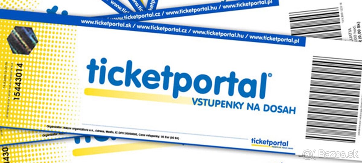 Ticketportal darcekove poukazky