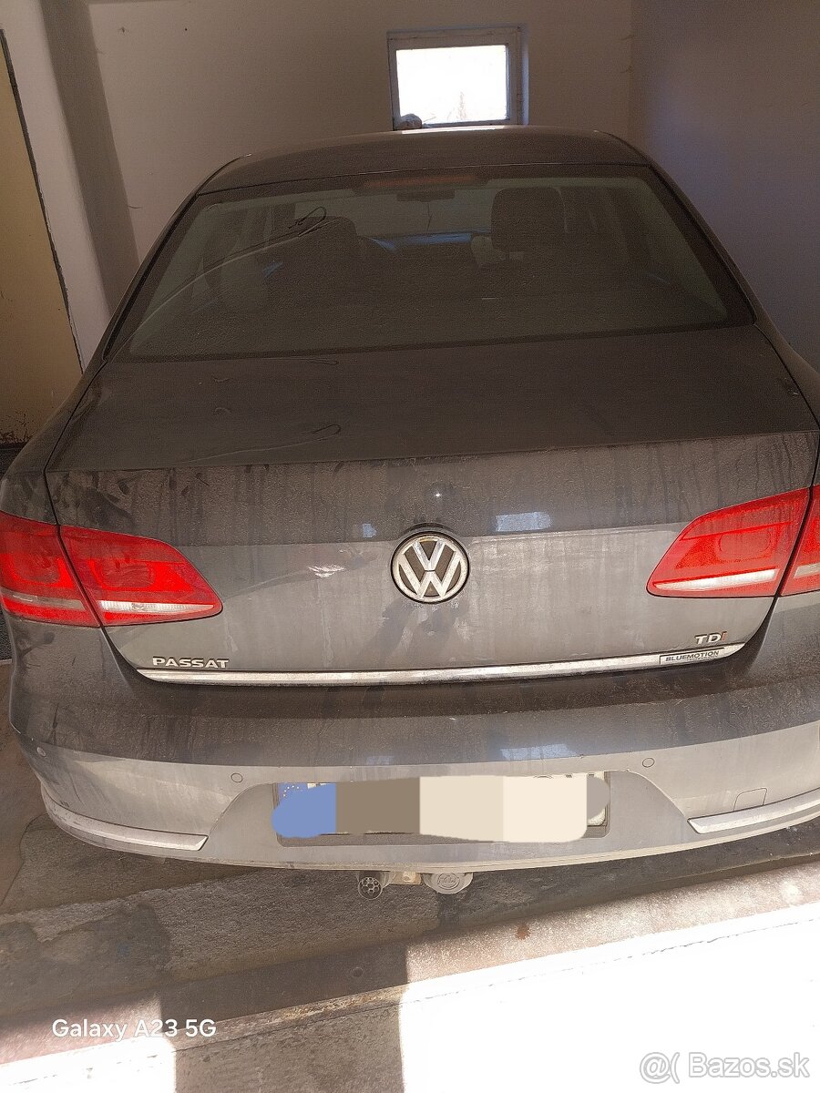 Predam Volkswagen Passat B7 na náhradné diely v celku