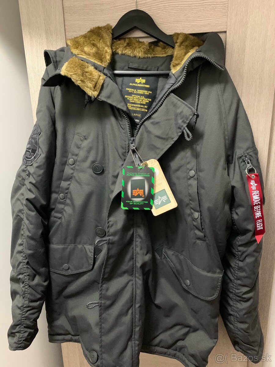 Alpha industries nova šedá