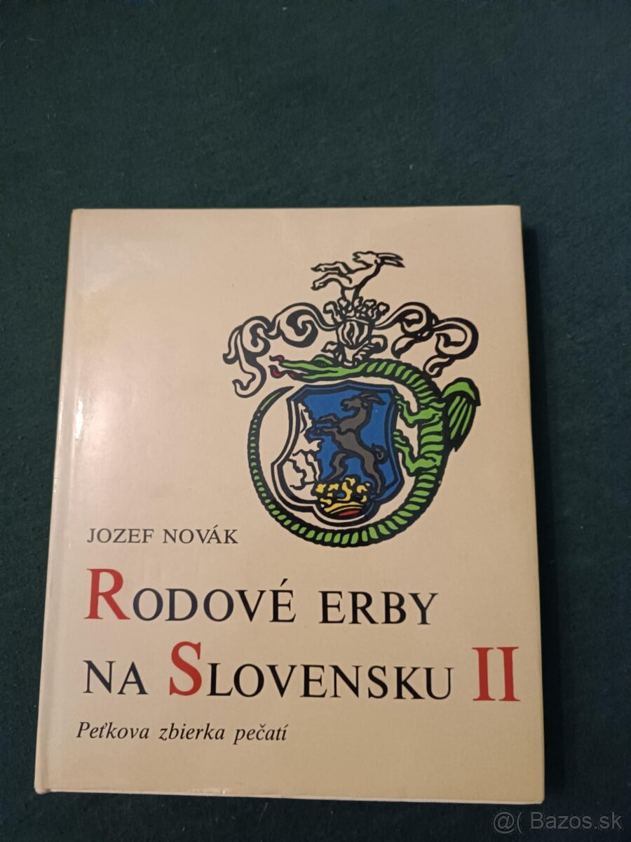 Jozef Novák: Rodové erby na Slovensku II (1986)