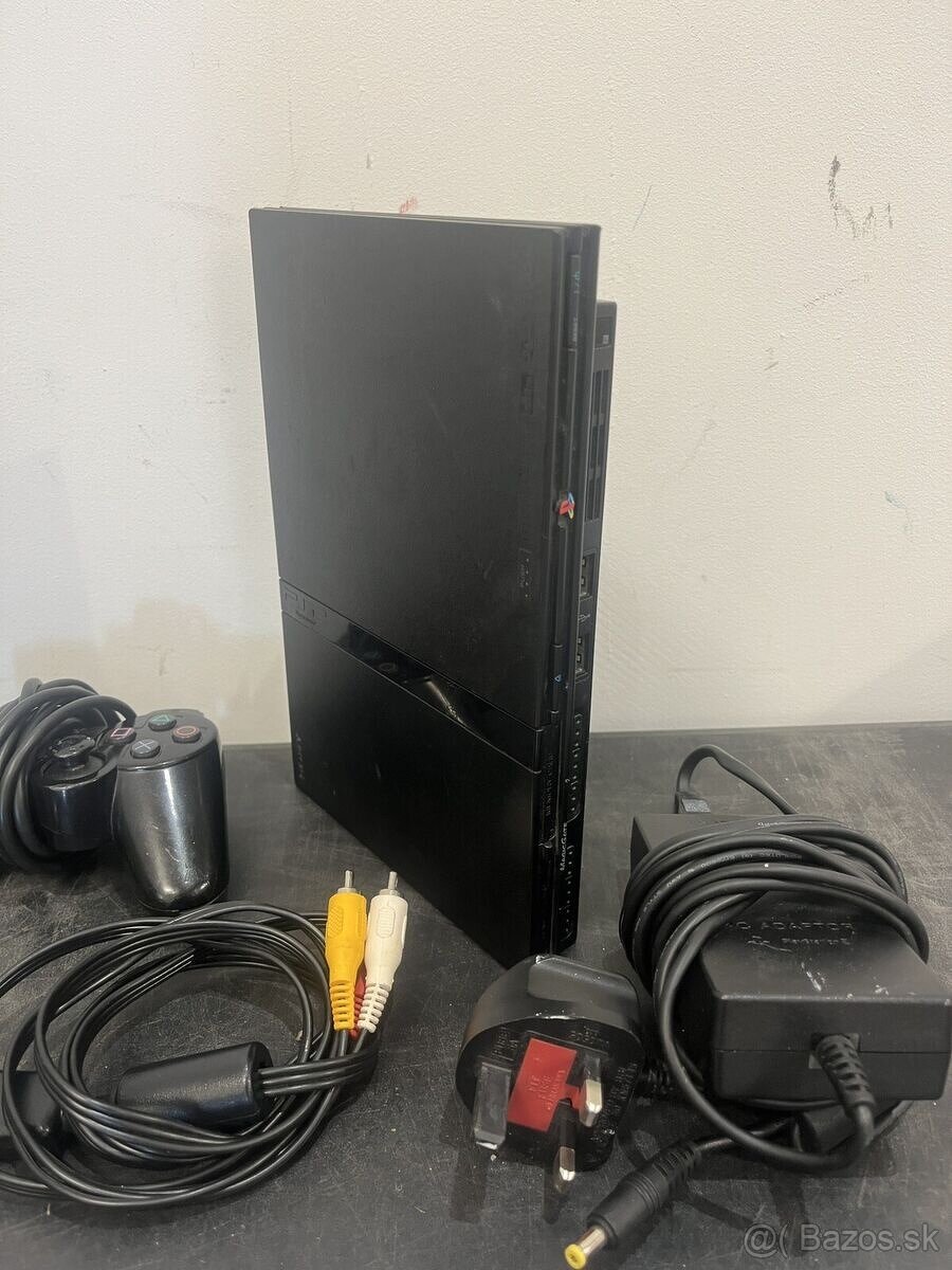 Sony playstation 2 slim black(cierna ) top stav