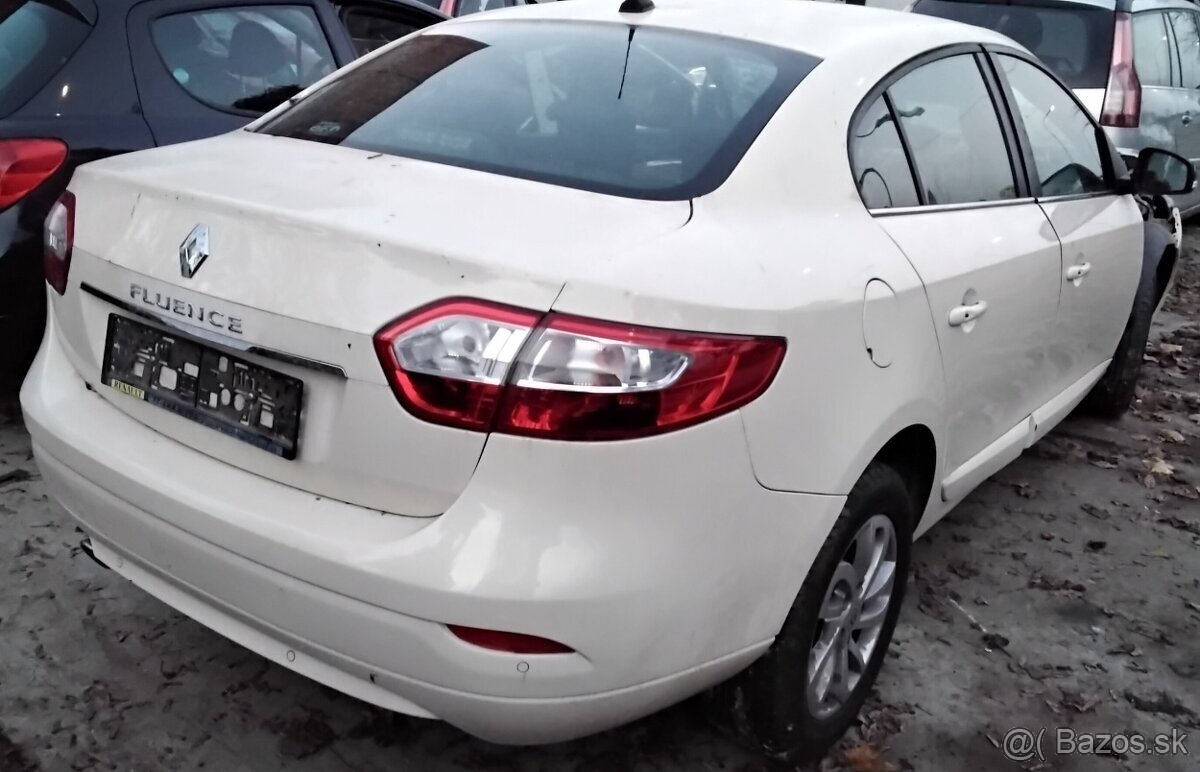 Renault Fluence 1.6 2015 predám motor H4MD7, DVERE, BLATNÍK