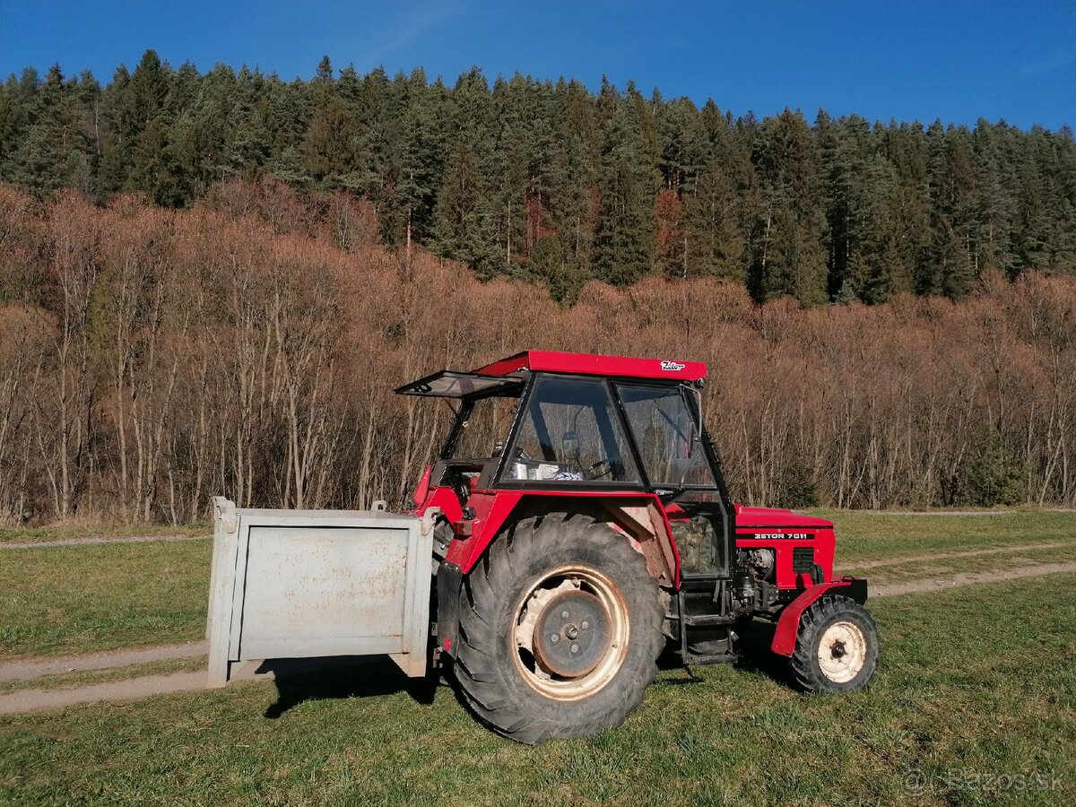 Bedňa za traktor, zetor