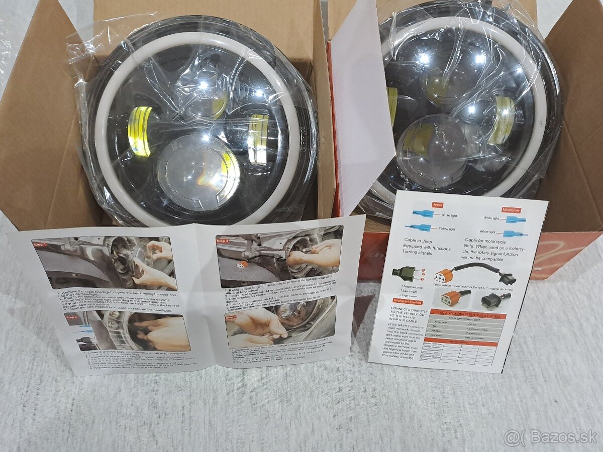 Led okruhle svetla 178mm - V3S, TaTra, Nissan