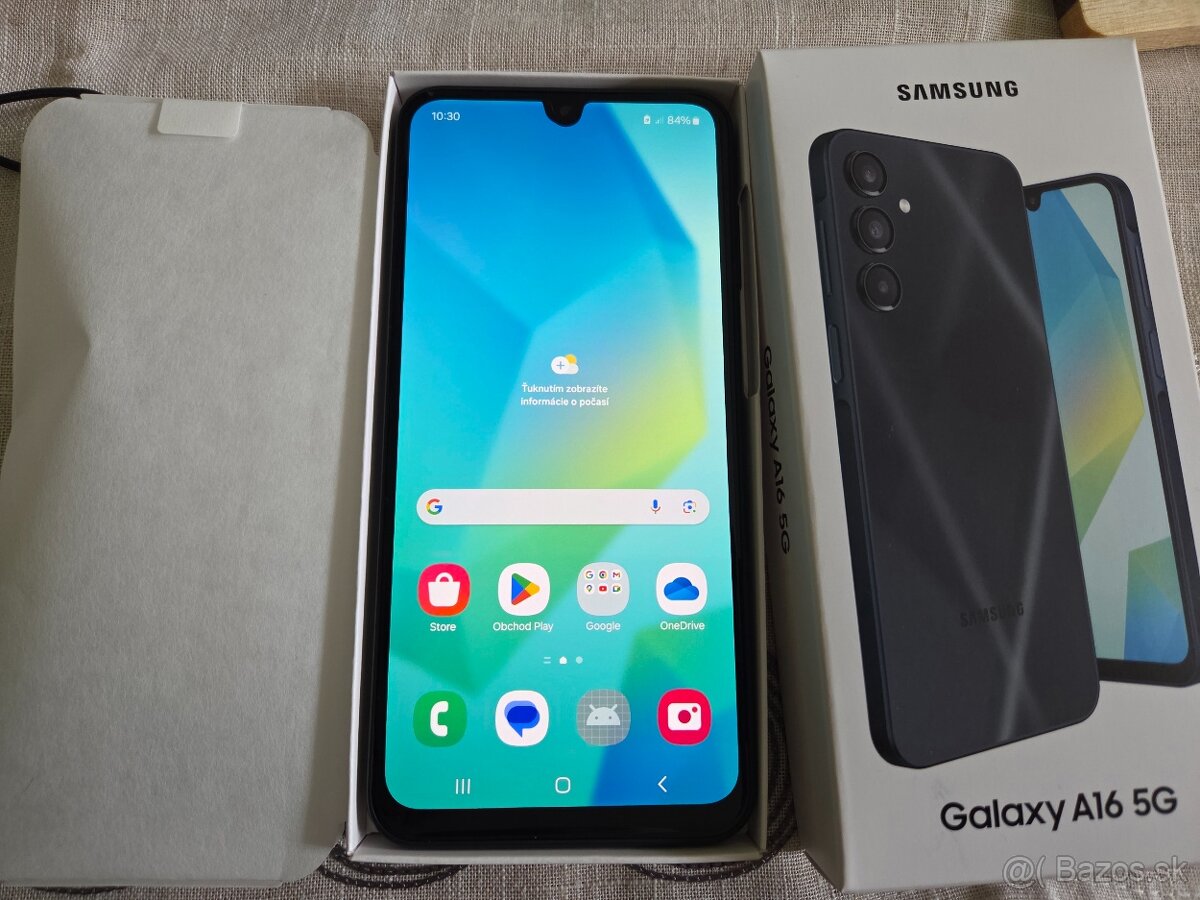 Samsung galaxy A16 5g 4/128gb čierny v top stave používaný p