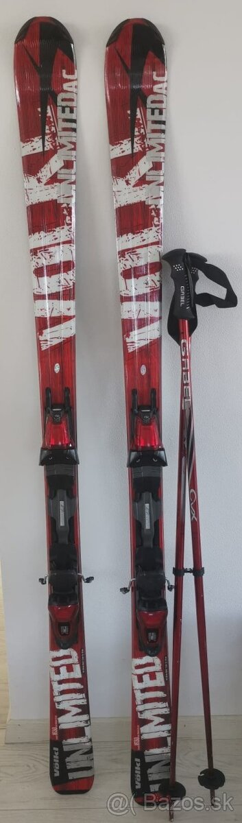 Lyze VOLKL Unlimited 163cm s viazanim a palicami