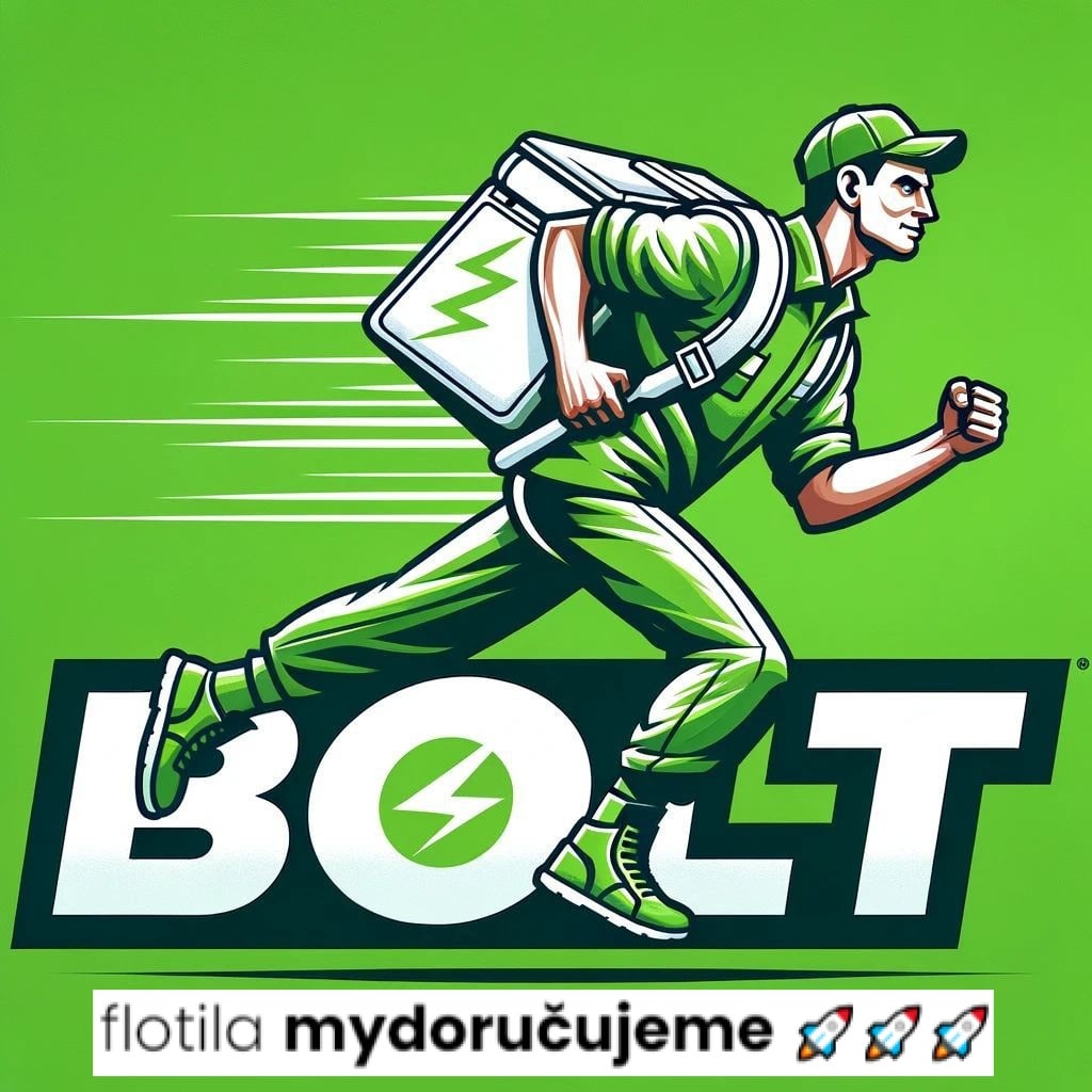 Bolt Food kuriér Martin