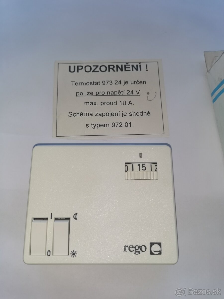 REGO 973 01 izbový termostat  na 24V