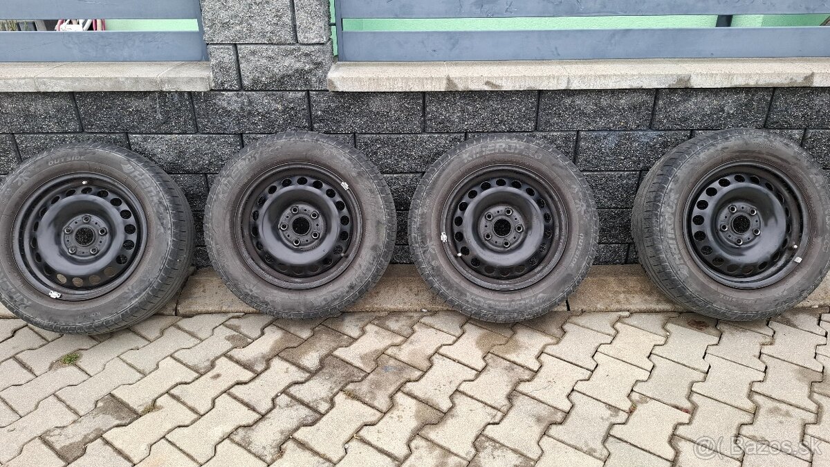 Letna sada Hankook R15, dezen 5mm, disky 6jx15, 5x112, ET43